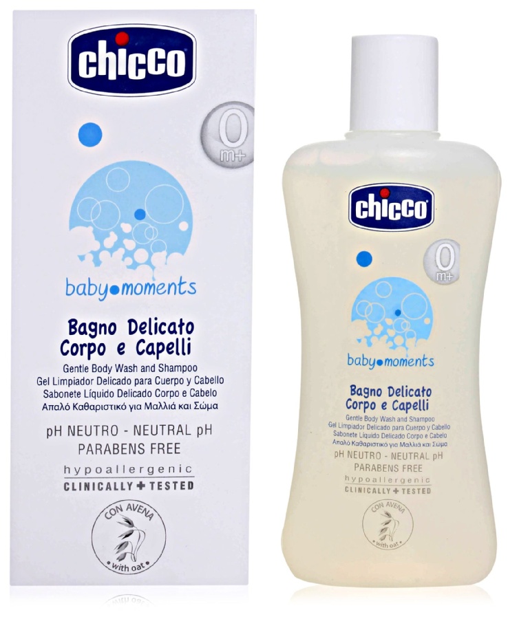 BABY MOMENTS BAGNO CORPO CAPELLI 200    