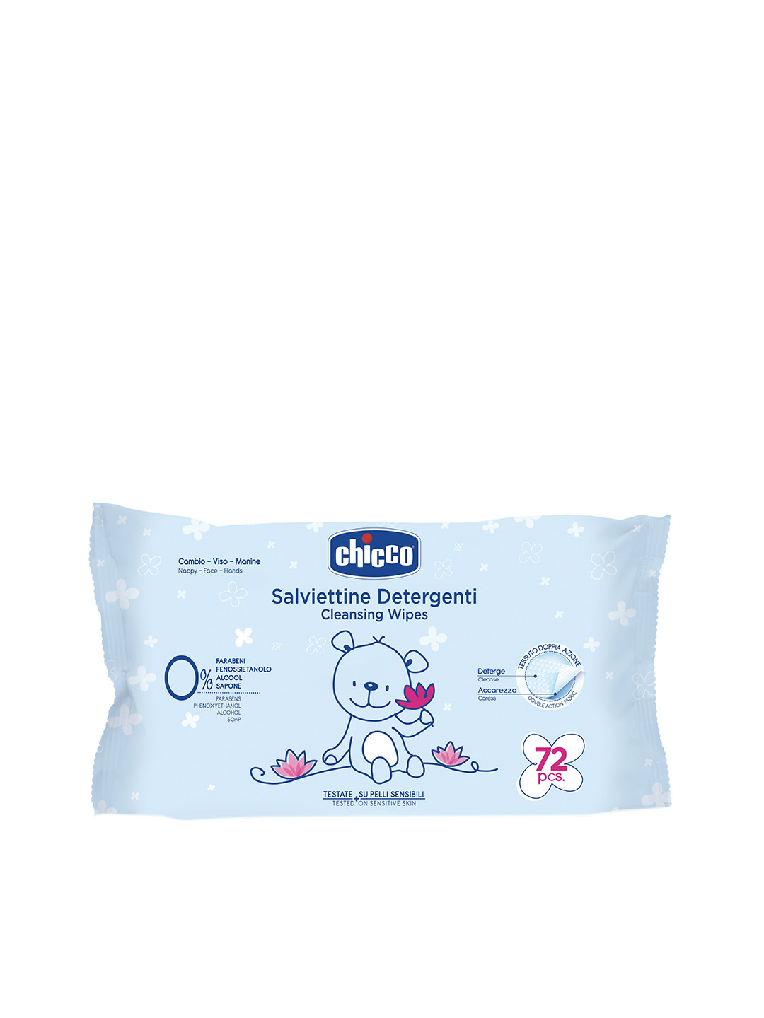 CHICCO SALVIETTINE DETERGENTI 72        