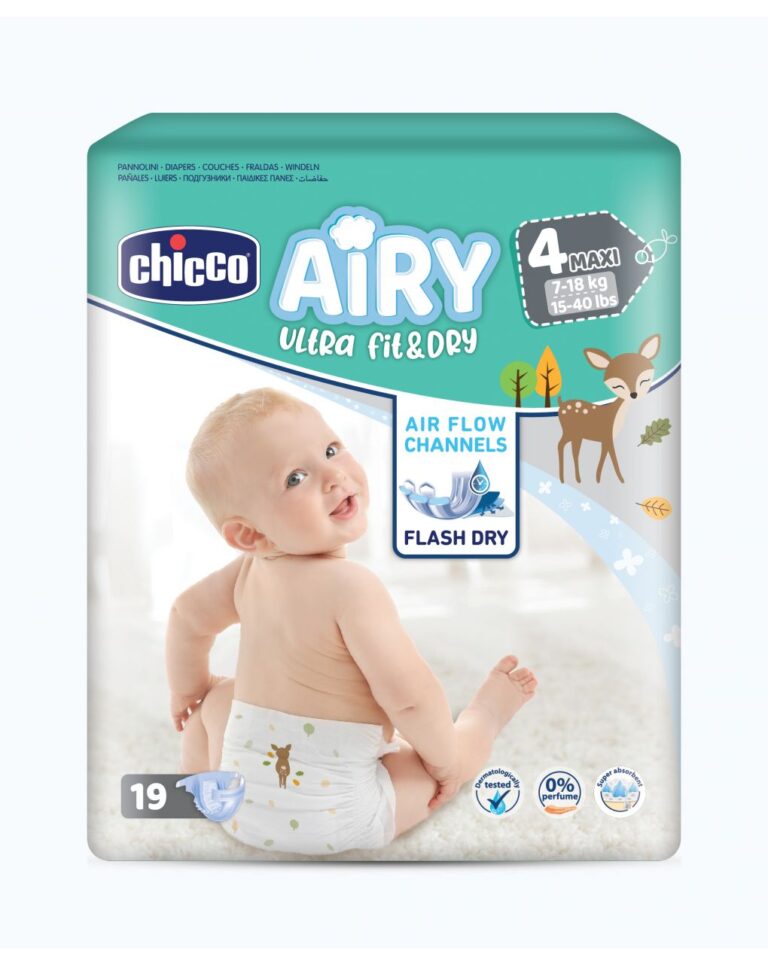 CHICCO PANNOLINI AIRY 4 MAXI 19PZ       