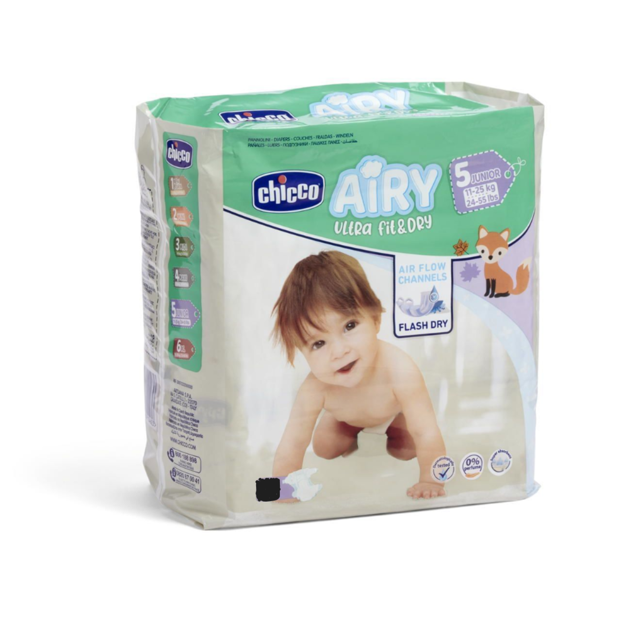 CHICCO PANNOLINI AIRY 5 JUNIOR 19PZ     