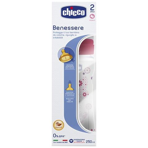 CHICCO WB BIBERON PLAST.250ML           