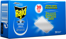RAID PIASTRINE 30 PZ NOTTE              