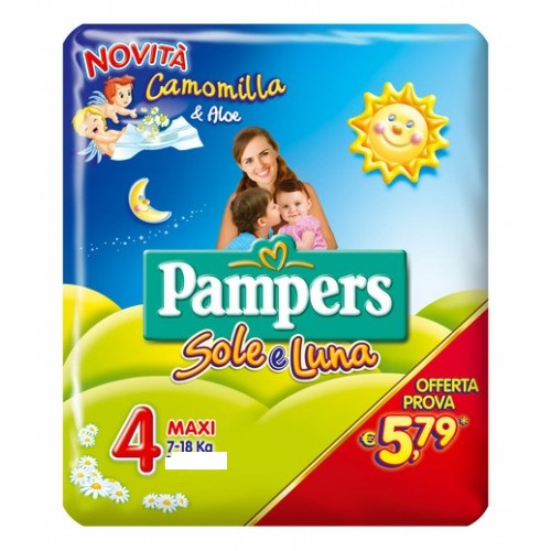 PAMPERS SOLE E LUNA IV MAXI             