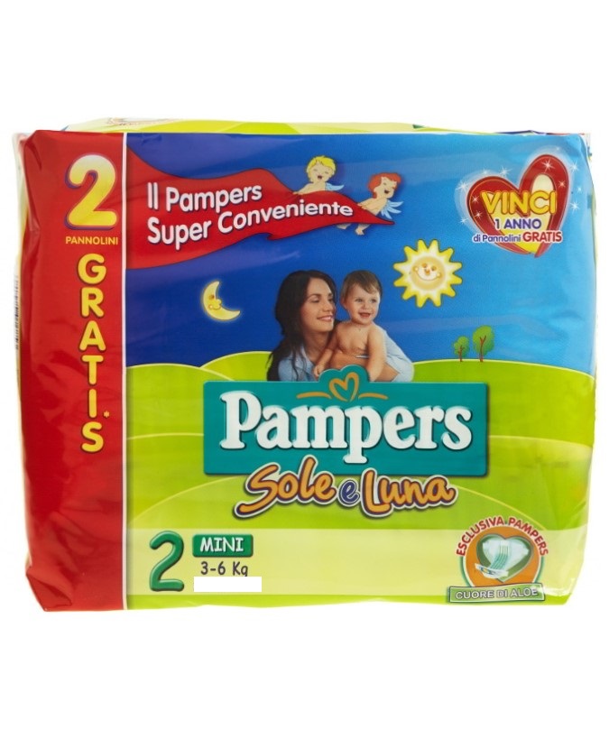 PAMPERS SOLE E LUNA II MINI             