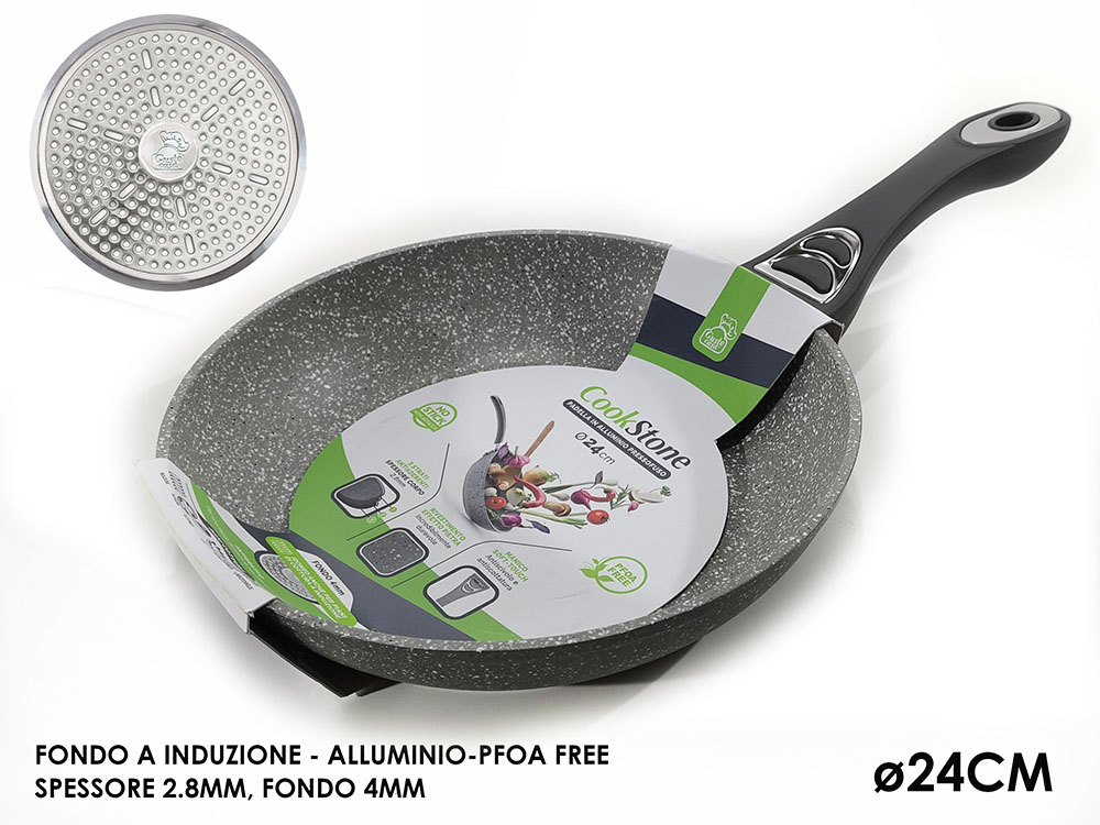 COOKSTONE-PADELLA 24CM INDUZIONE GRI    