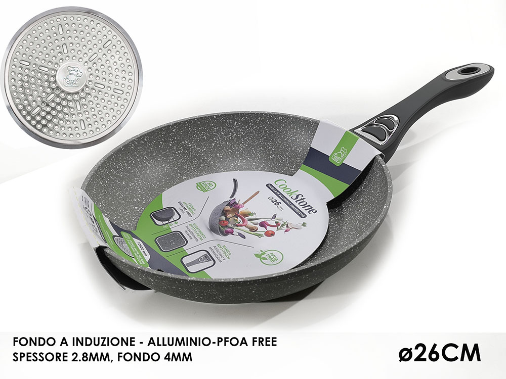 COOKSTONE-PADELLA 26CM INDUZIONE GRI    