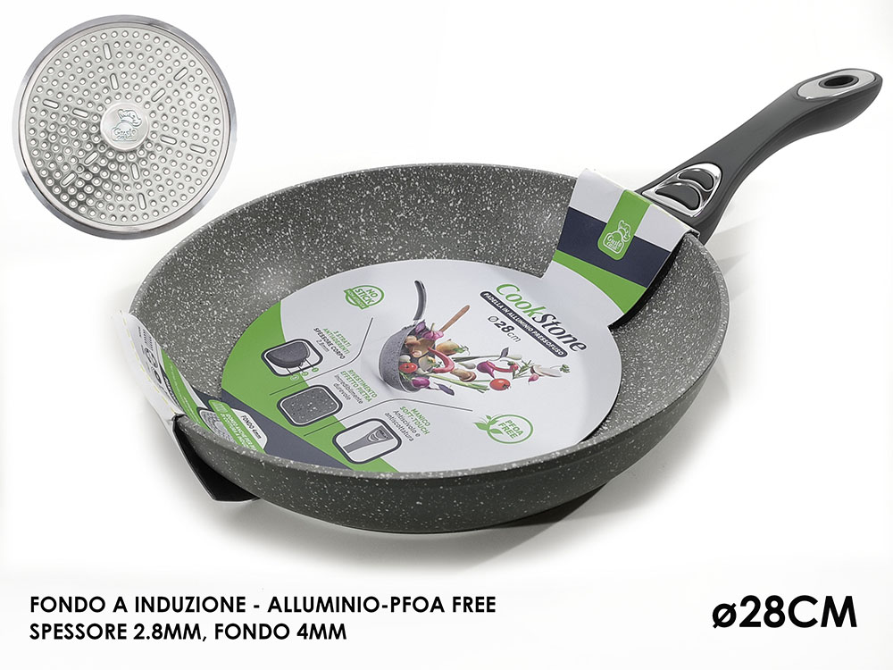 COOKSTONE-PADELLA 28CM INDUZIONE GRI    