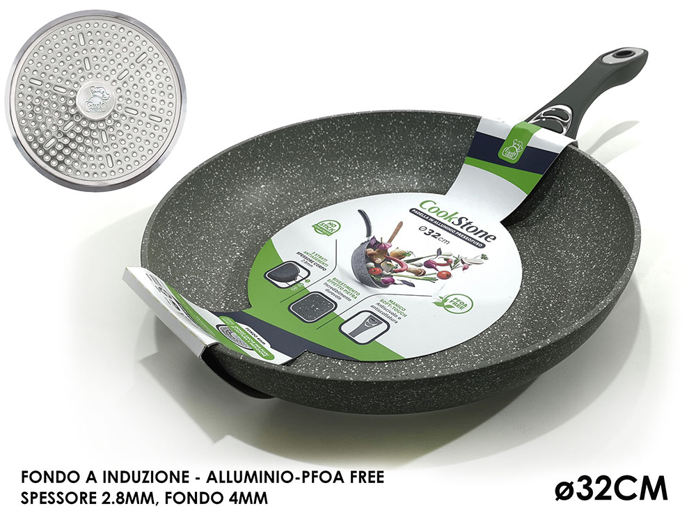 COOKSTONE-PADELLA 32CM INDUZIONE GRI    