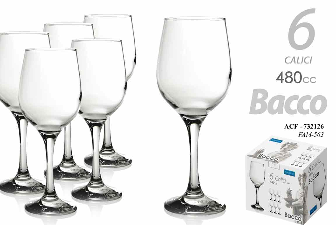 BACCO CALICI 6PZ 48CL                   