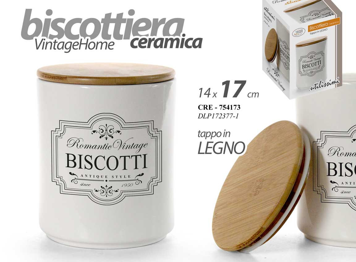 BISCOTTIERA VINTAGE 14X17CM             