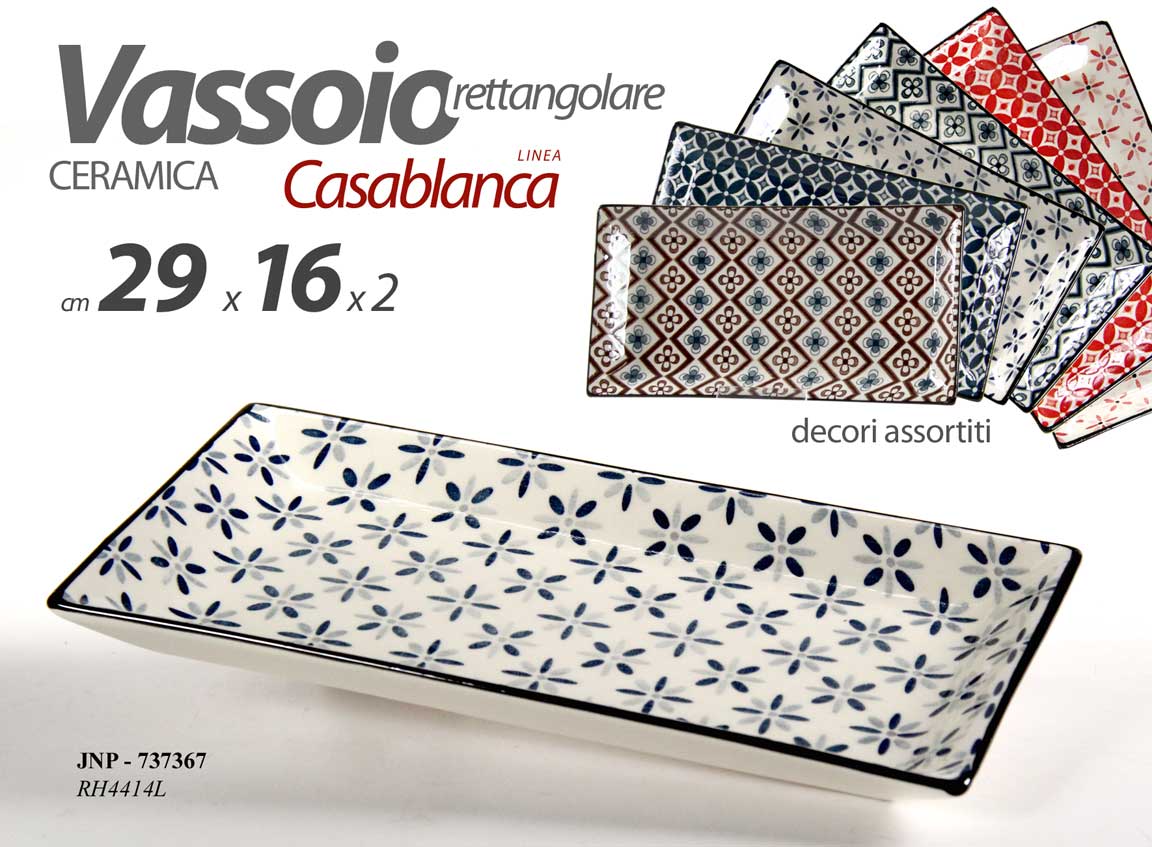 VASSOIO 29X16X2CM                       