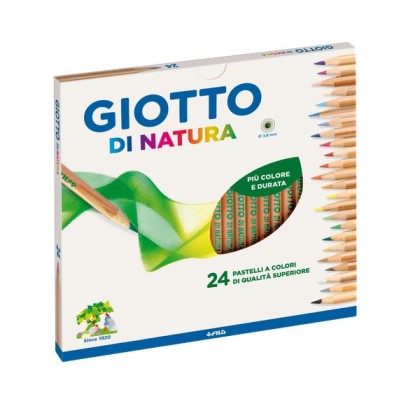 GIOTTO PASTELLI  24 PZ DI NATURA        