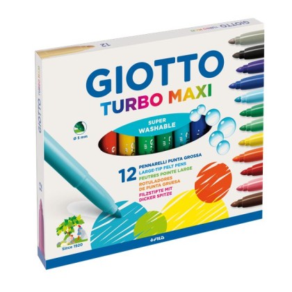 GIOTTO PENNARELLI MAXI TURBO 12PZ       