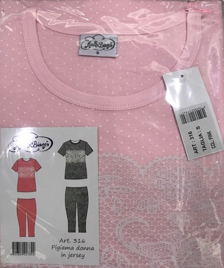 PIGIAMA DONNA JERSEY PINOCCHIETTO       