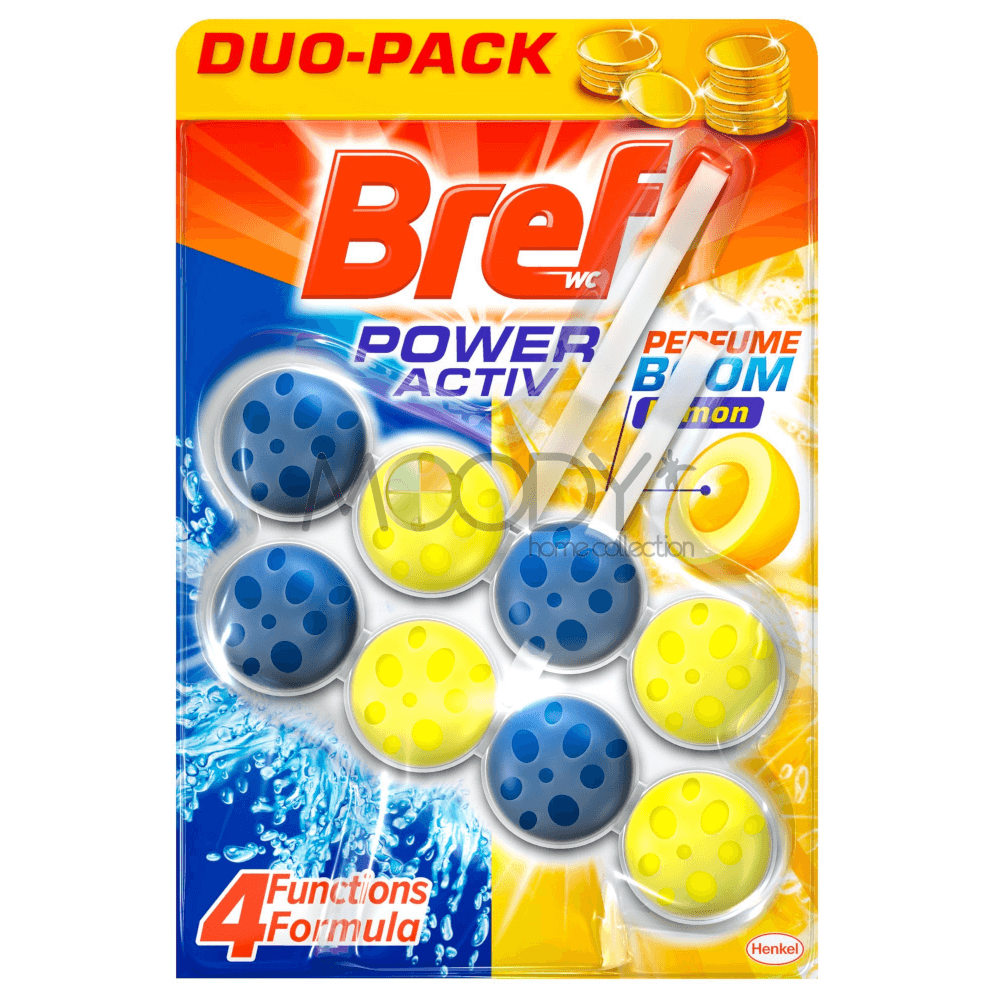 BREF WC POWER ACTIV LEMON 2X50G         