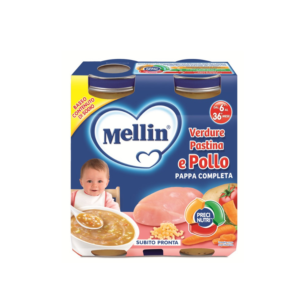 MELLIN PAPPA COMPLETA 2X250GR POLLO     