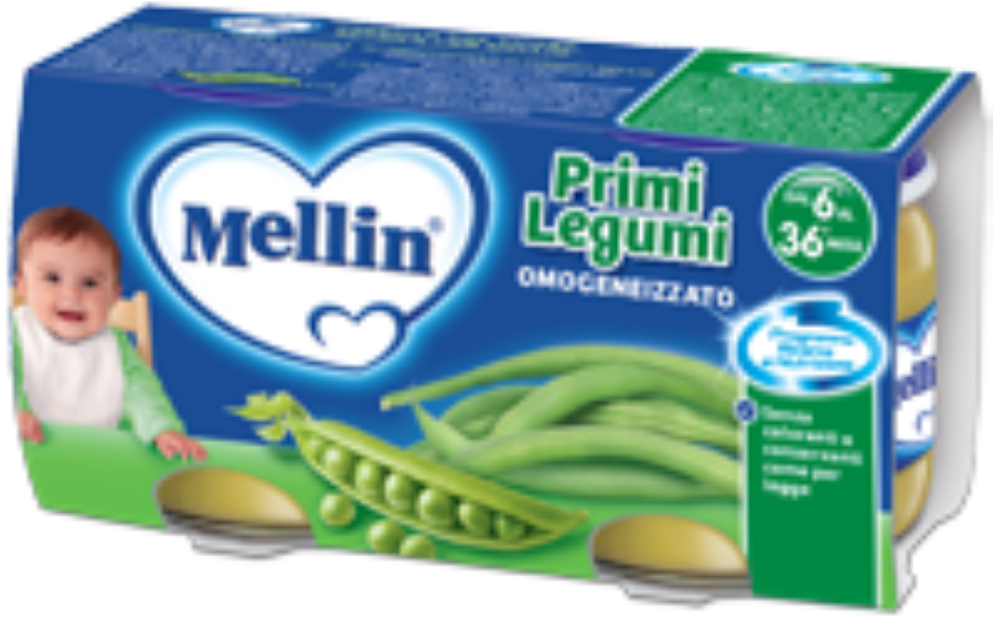 MELLIN OMOGEN.2X80GR PRIMI LEGUMI       