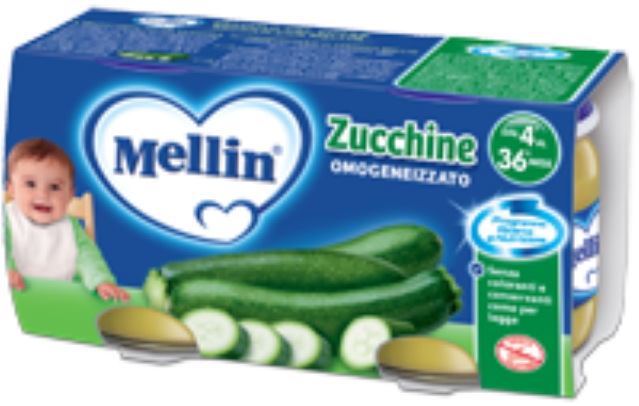 MELLIN OMOGEN.2X80GR ZUCCHINE           