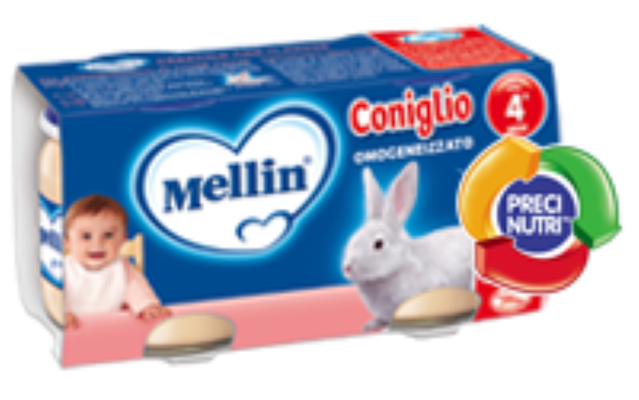MELLIN OMOGEN.2X80GR CONIGLIO           