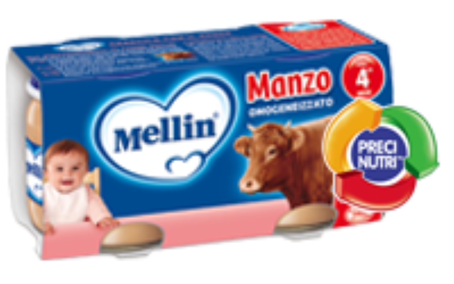 MELLIN OMOGEN.2X80GR MANZO              