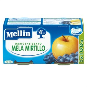 MELLIN OMOGEN.2X100GR MELA MIRTILLO     
