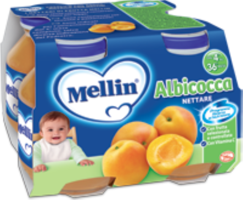 MELLIN NETTARE 4X125ML ALBICOCCA        