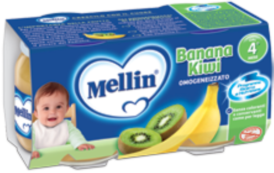 MELLIN OMOGEN.2X100GR BANANA KIWI       