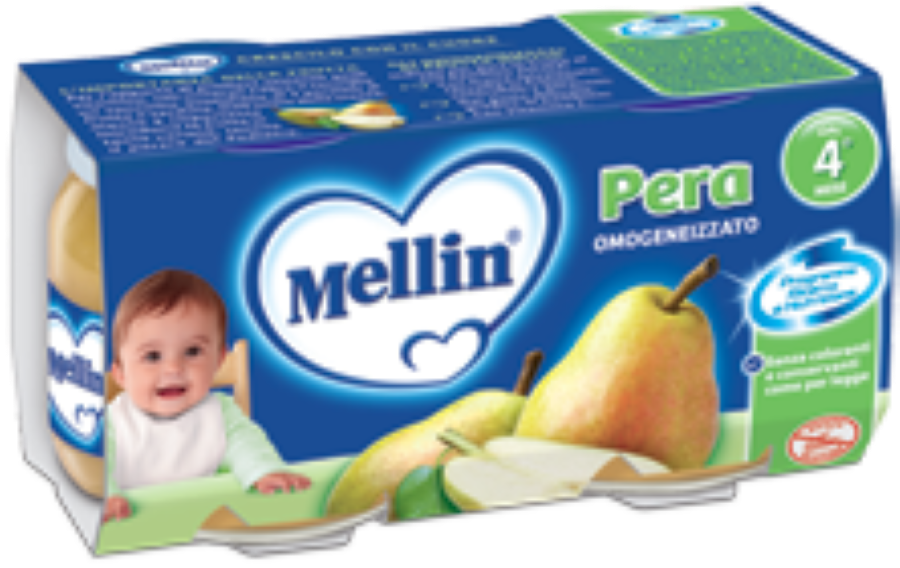 MELLIN OMOGEN.2X100GR PERA              