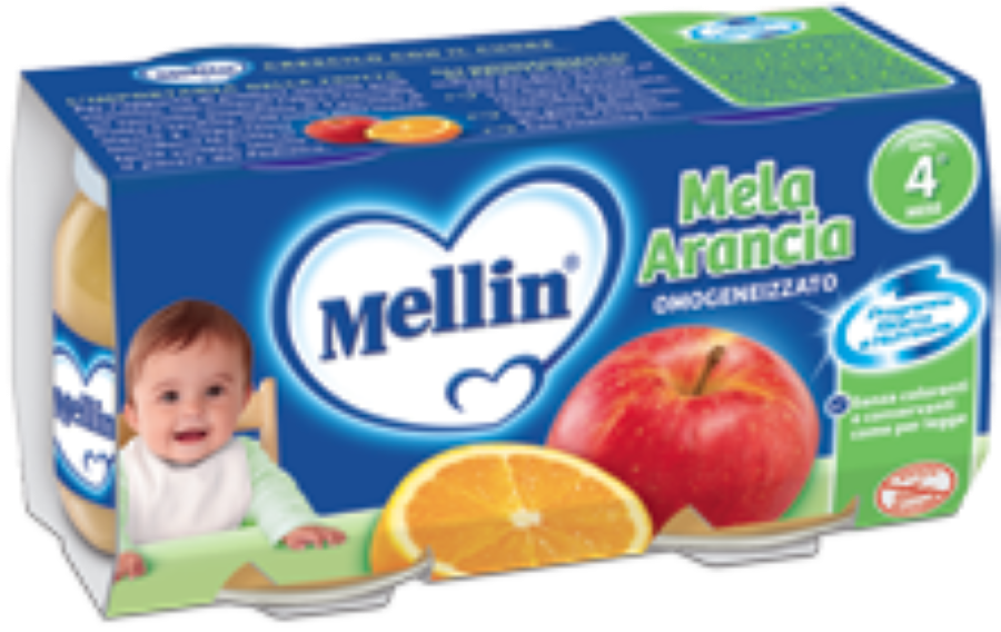 MELLIN OMOGEN.2X100GR MELA AGRUMI       