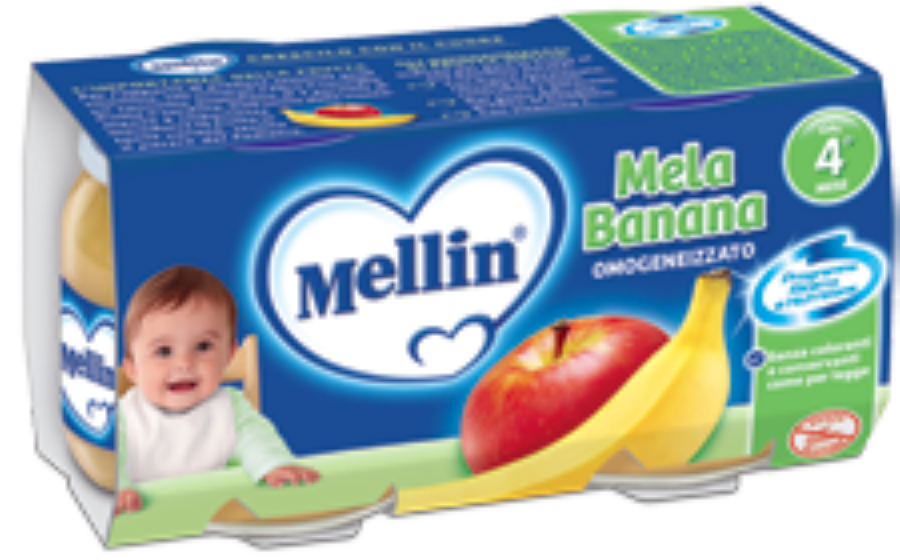 MELLIN OMOGEN.2X100GR MELA BANANA       