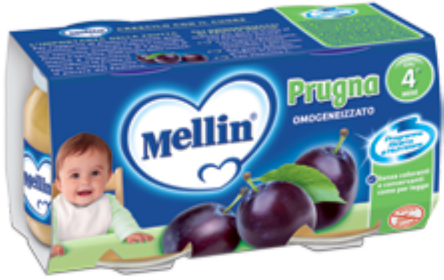 MELLIN OMOGEN.2X100GR PRUGNA            