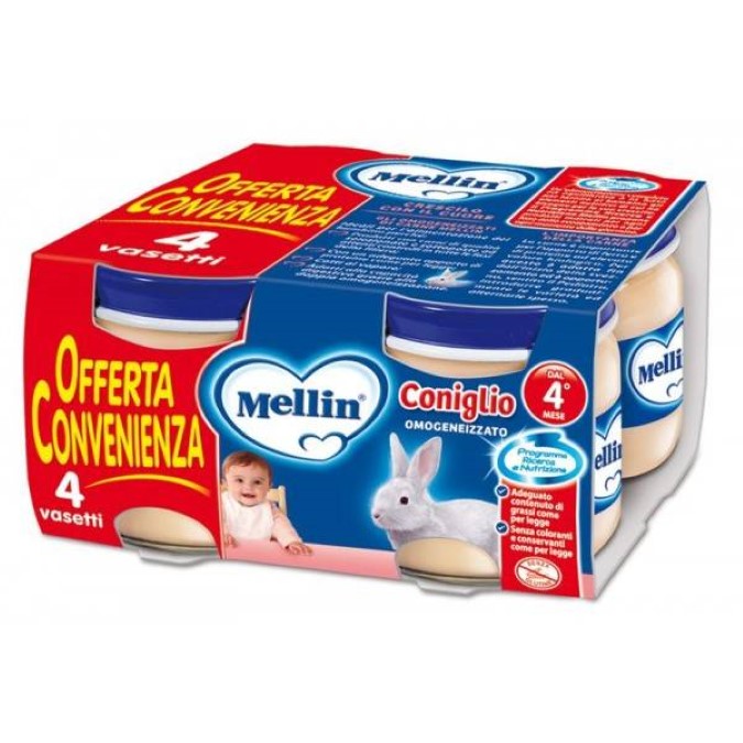 MELLIN OMOGEN.4X80GR CONIGLIO           