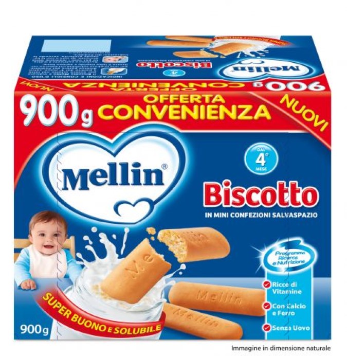 MELLIN BISCOTTI 900GR                   