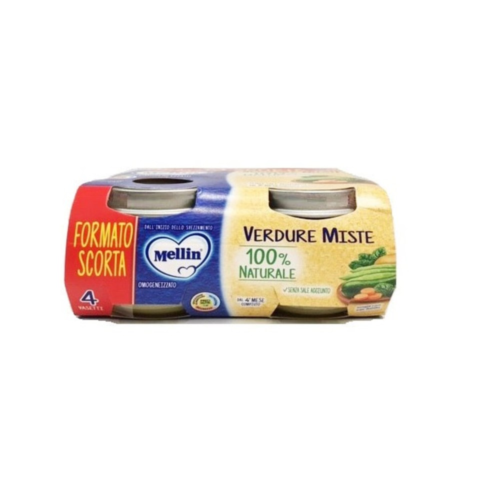 MELLIN OMOGEN.4X80GR VERDURE MISTE      