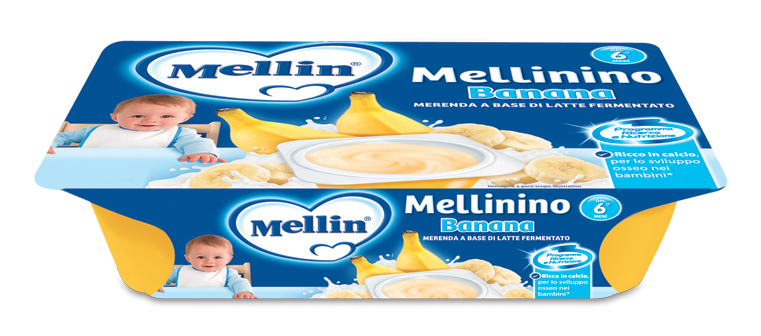 MELLIN MELLININO BANANA 6X60 GR         