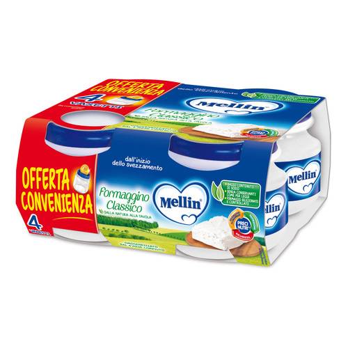 MELLIN OMOGEN.4X80GR FORMAGGIO          