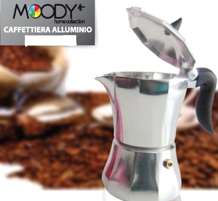 MOODY CAFFETTIERA 1 TZ ALLUMINIO        