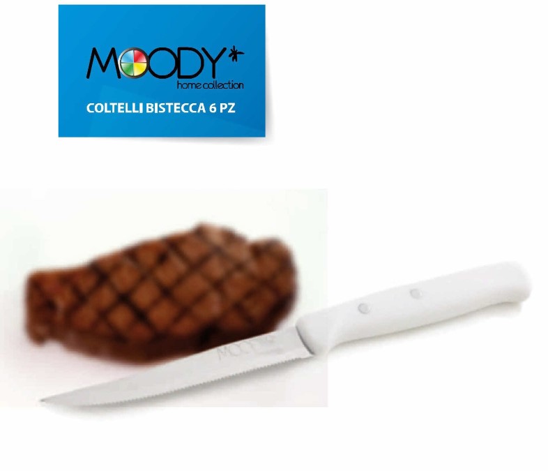 MOODY COLTELLI 6 PZ BISTECCA            