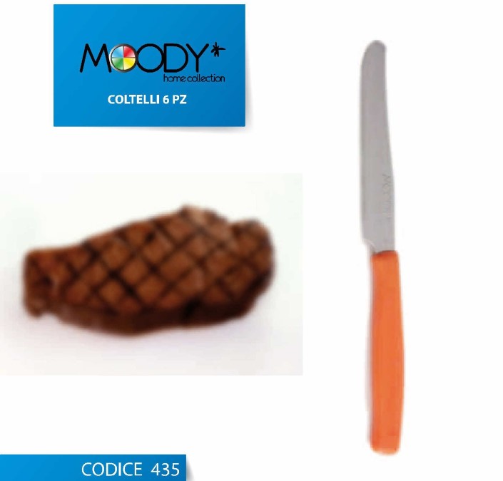 MOODY COLTELLI 6 PZ                     