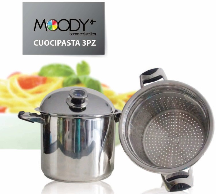 MOODY CUOCIPASTA 3 PZ 24CM              