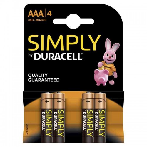 DURACELL SIMPLY MINISTILO AAA 4PZ       