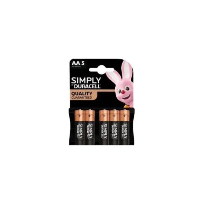 DURACELL SIMPLY STILO AA 5 PZ           