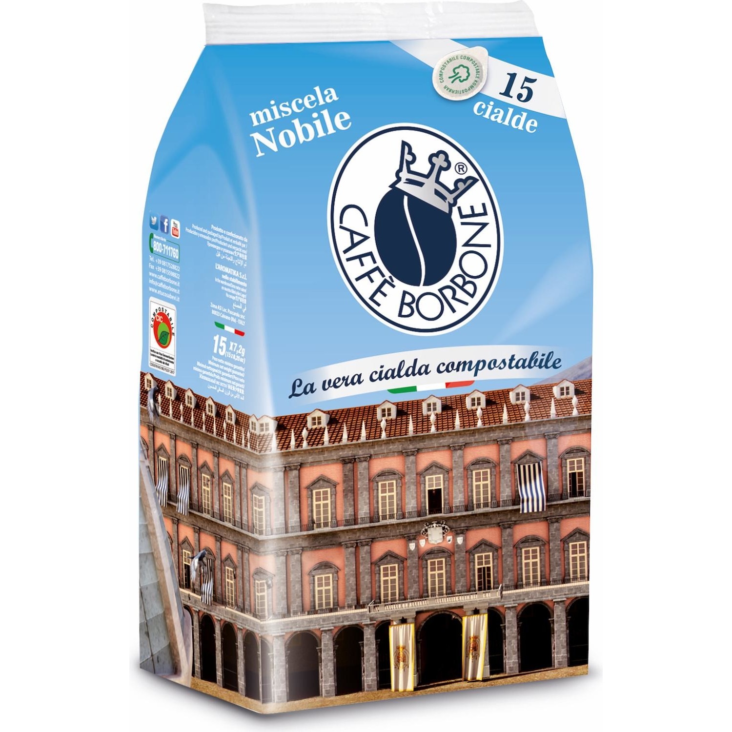 CAFFE BORBONE CIALDE NOBILE 15 PZ