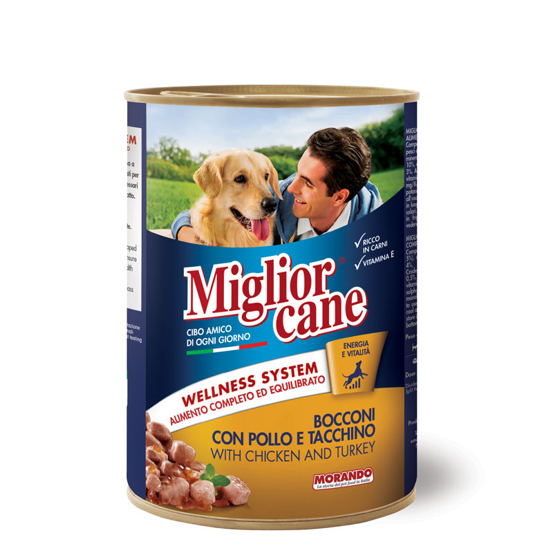 MIGLIOR CANE 405GR BOCC. POLLO E        