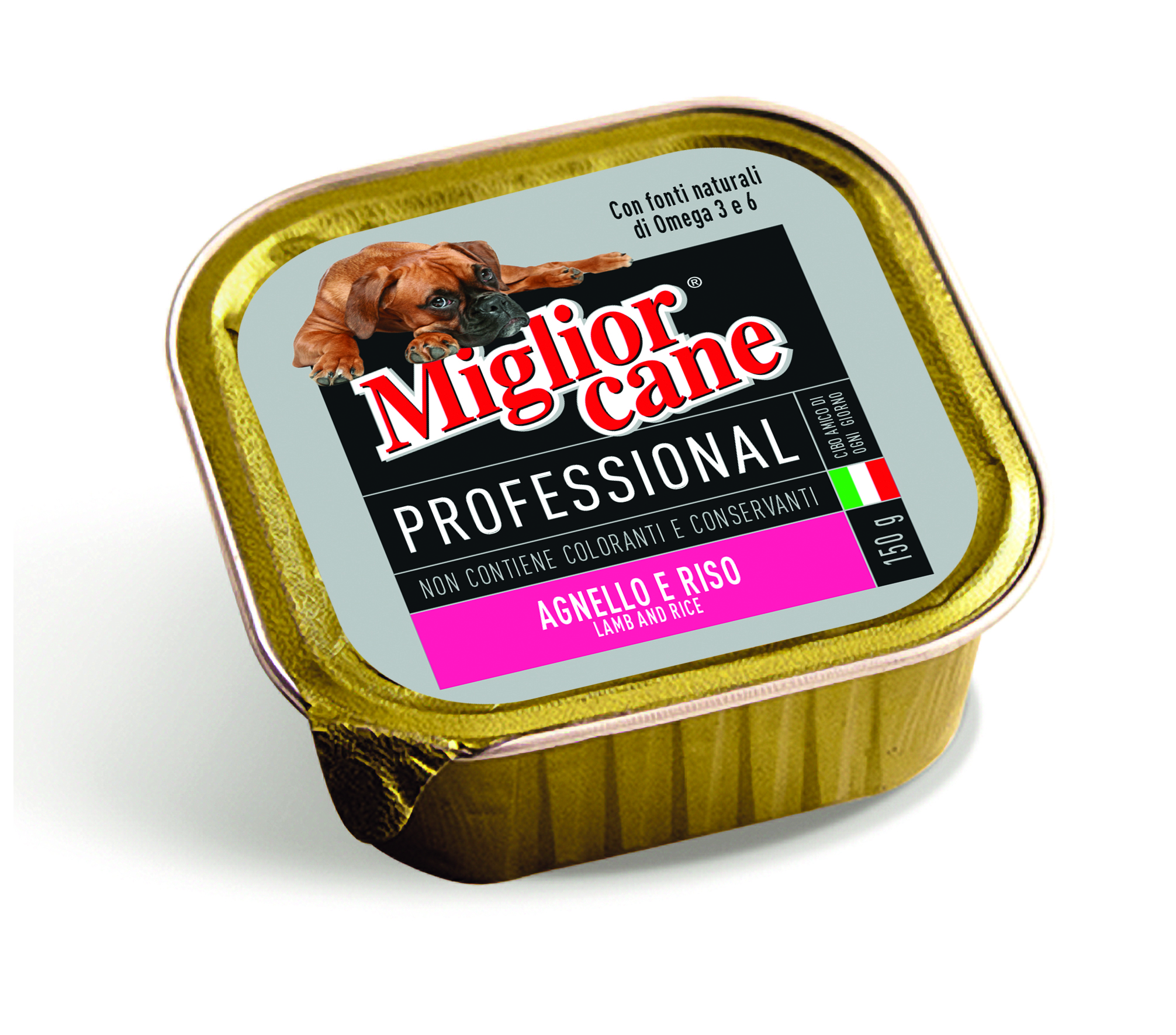 MIGLIOR CANE 150GR AGNELLO RISO         