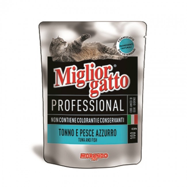 MIGLIOR GATTO BUSTA 100GR TONNO         