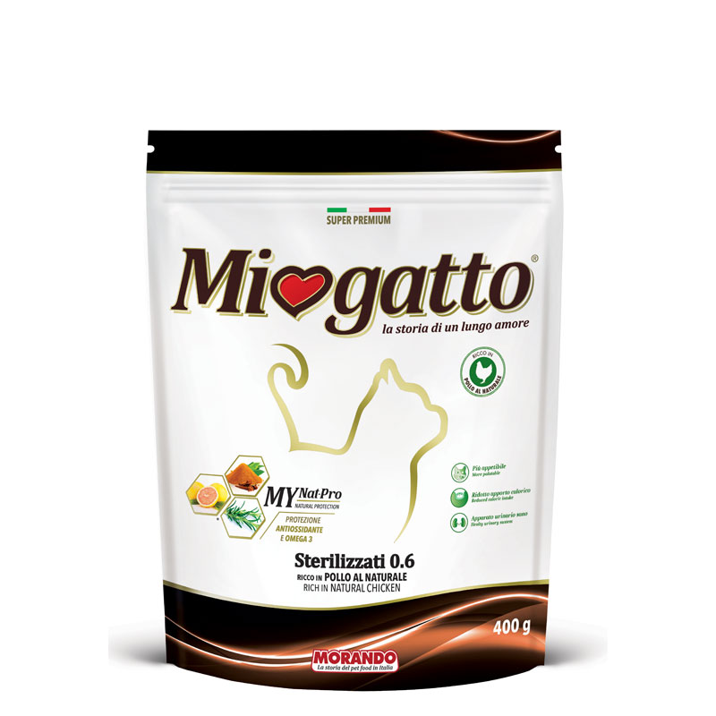 MIOGATTO STERIL 400GR POLLO             