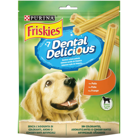 FRISKIES DENTAL 200GR POLLO             
