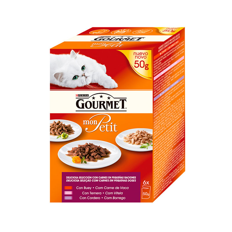 GOURMET MON PETIT 6X50GR CARNE          