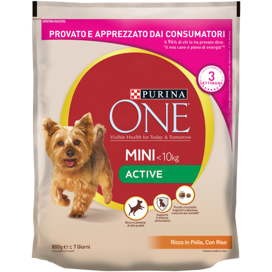 ONE DOG MINI ACTIVE 800 GR POLLO E      